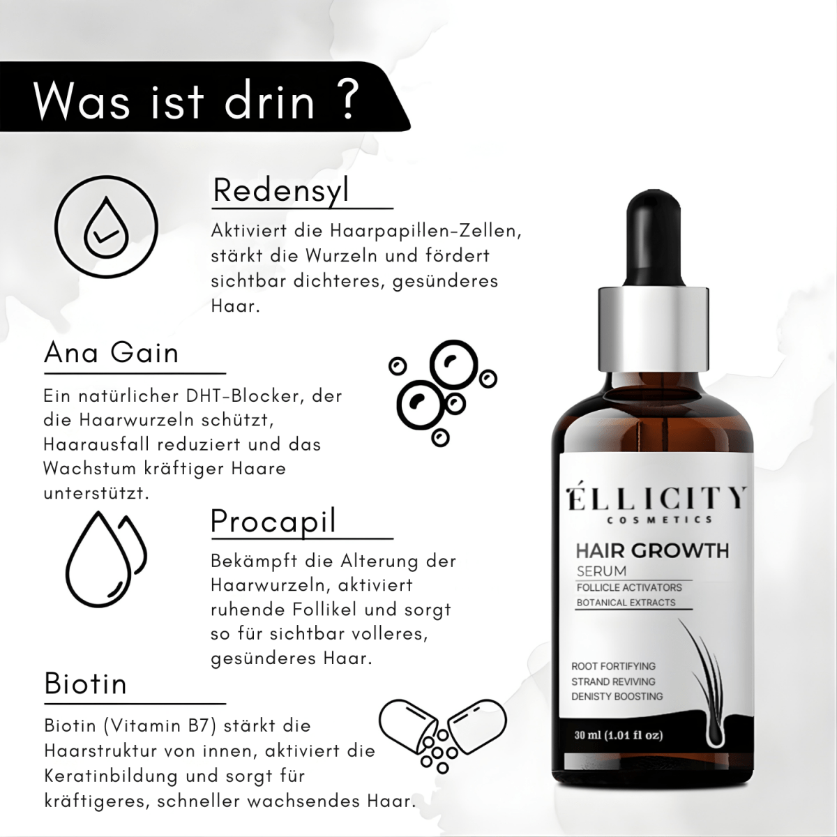 Ellicity™ HairGrowth Biotin